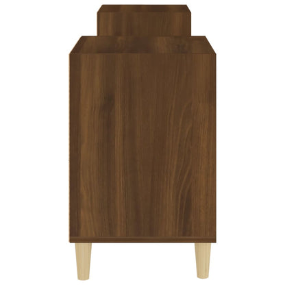 Tv-Meubel 60X35X55 Cm Bewerkt Hout Bruin Eikenkleur Bruineiken