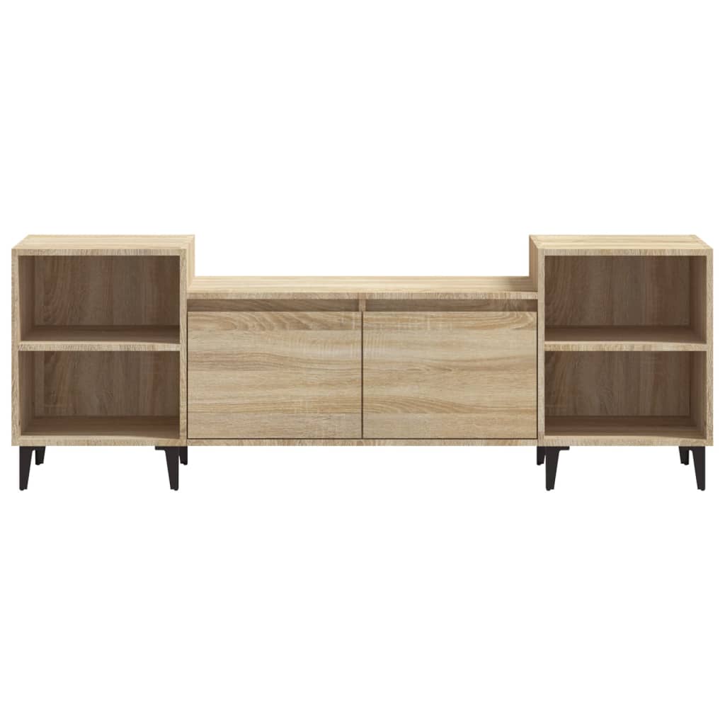 Tv-Meubel 60X35X55 Cm Bewerkt Hout Kleurig Sonoma eiken
