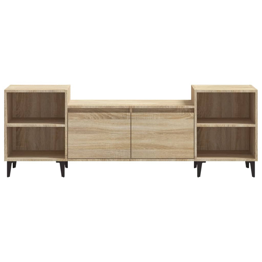Tv-Meubel 60X35X55 Cm Bewerkt Hout Kleurig Sonoma eiken