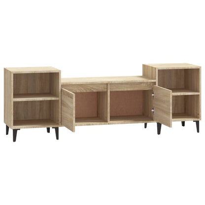 Tv-Meubel 60X35X55 Cm Bewerkt Hout Kleurig Sonoma eiken