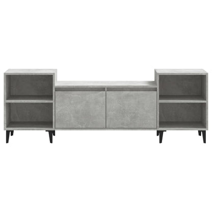 Tv-Meubel 60X35X55 Cm Bewerkt Hout Betongrijs
