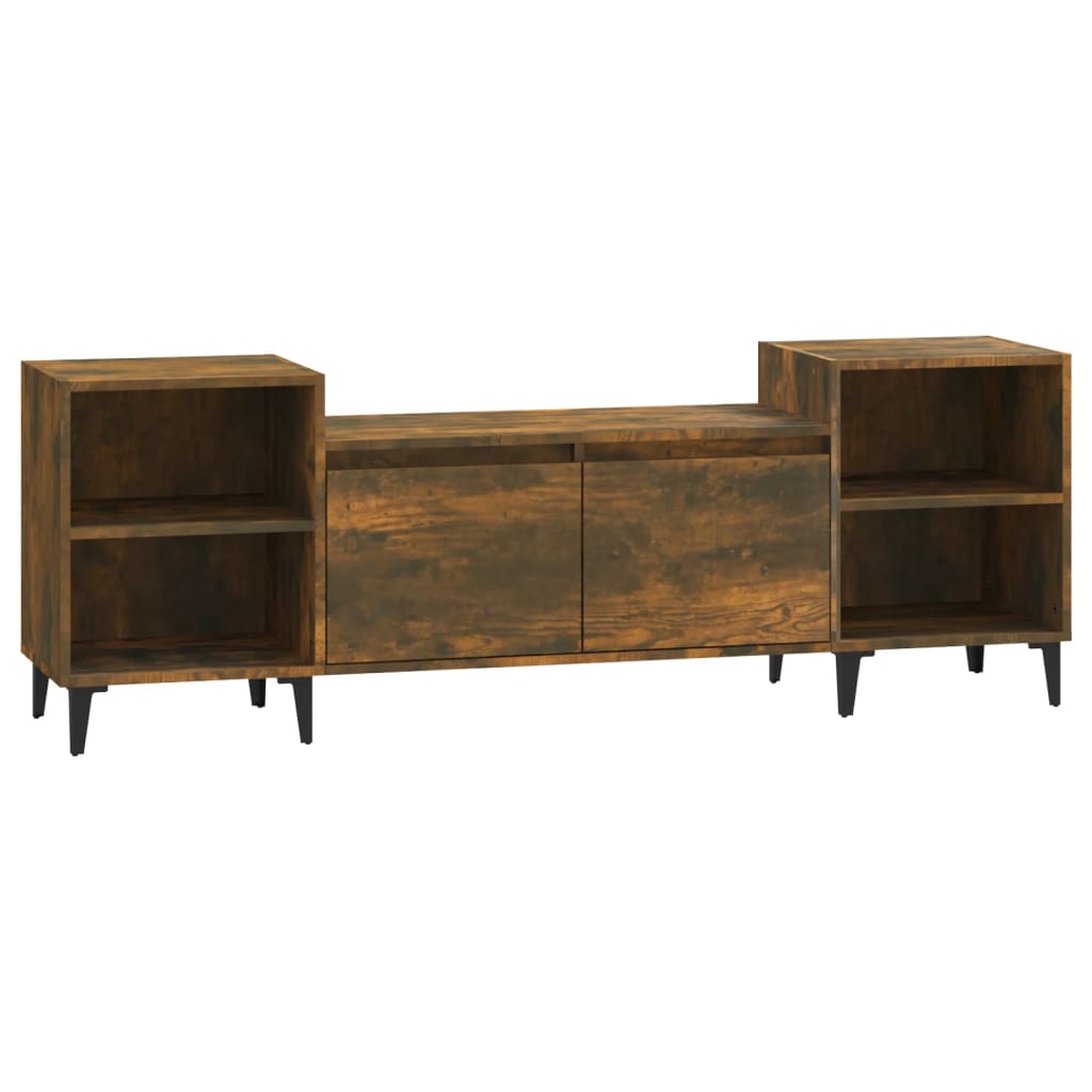 Tv-Meubel 60X35X55 Cm Bewerkt Hout Kleurig Gerookt eiken