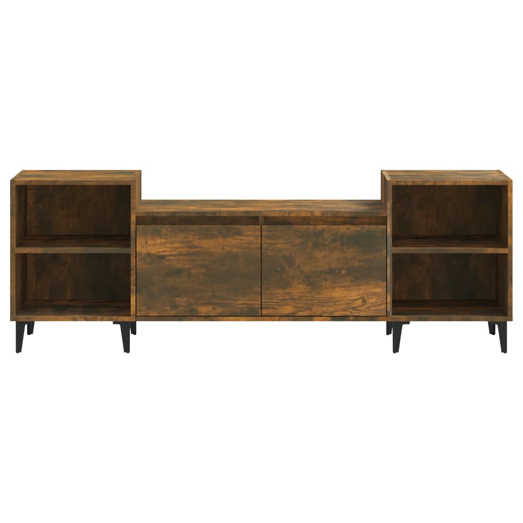 Tv-Meubel 60X35X55 Cm Bewerkt Hout Kleurig Gerookt eiken