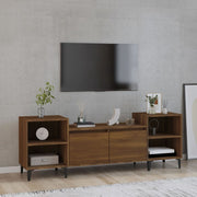 Tv-meubel 160x35x55 cm bewerkt hout bruin