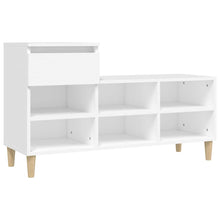 Schoenenkast 102X36X60 Cm Bewerkt Hout Wit