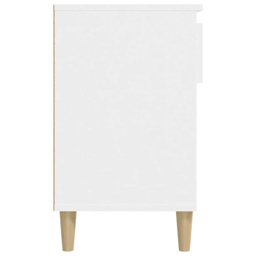 Schoenenkast 102X36X60 Cm Bewerkt Hout Wit