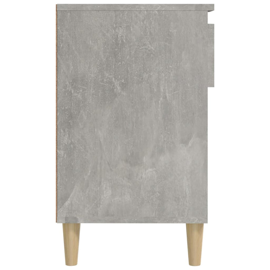 Schoenenkast 102X36X60 Cm Bewerkt Hout Betongrijs