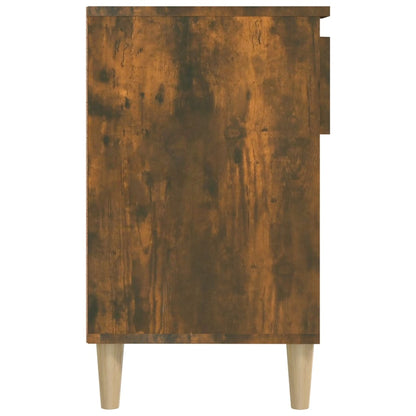 Schoenenkast 02X36X60 Cm Bewerkt Hout Kleurig Gerookt eiken