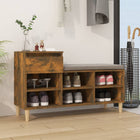 Shoe Cabinet 102x36x60 cm engineered wood smoked oak