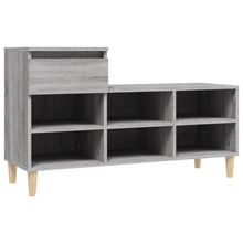 Schoenenkast 102X36X60 Cm Bewerkt Hout Sonoma Grijs Grijs sonoma
