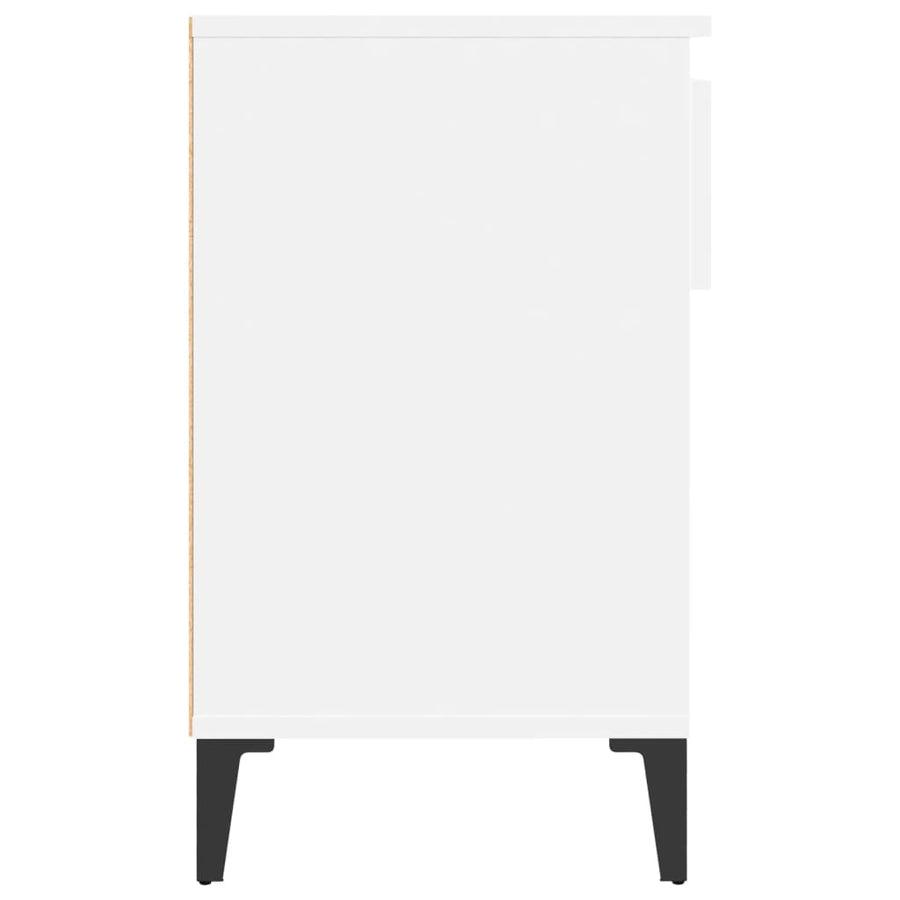 Schoenenkast 02X36X60 Cm Bewerkt Hout Wit