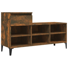 Schoenenkast 102X36X60 Cm Bewerkt Hout Gerookt Eikenkleurig
