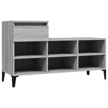 Schoenenkast 102X36X60 Cm Bewerkt Hout Sonoma Grijs