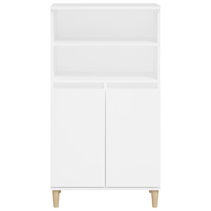 Hoge Kast 60X36X110 Cm Bewerkt Hout Wit