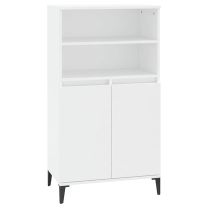 Hoge Kast 60X36X110 Cm Bewerkt Hout Wit