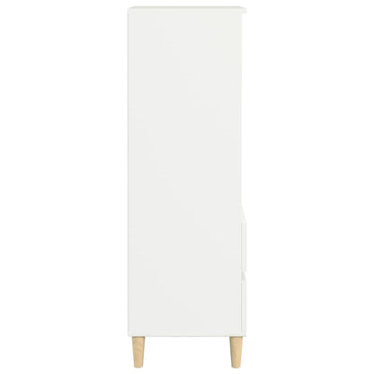 Hoge Kast 40X36X110 Cm Bewerkt Hout Wit
