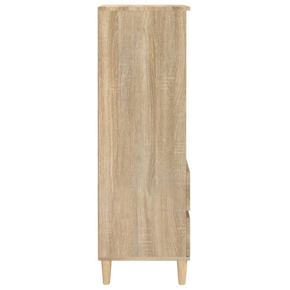 Hoge kast 40x36x110 cm bewerkt hout sonoma eiken