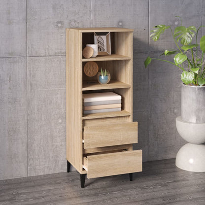 Hoge Kast 40X36X110 Cm Bewerkt Hout Sonoma eiken