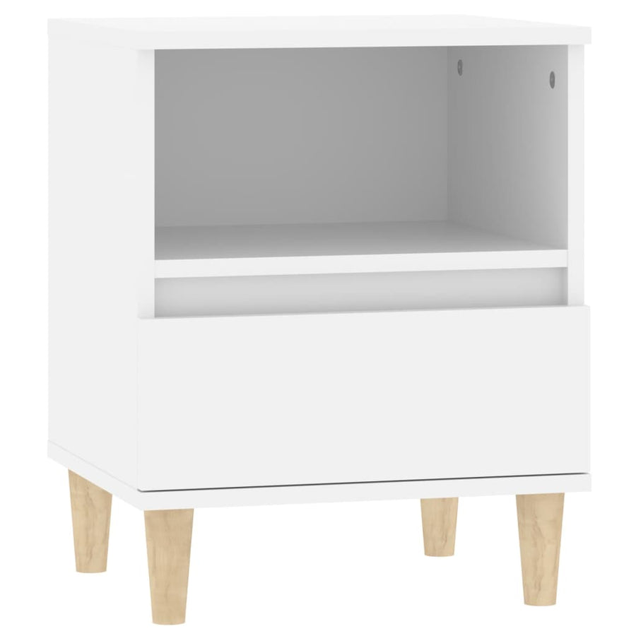 Nachtkastjes 2 St 40X35X50 Cm Wit