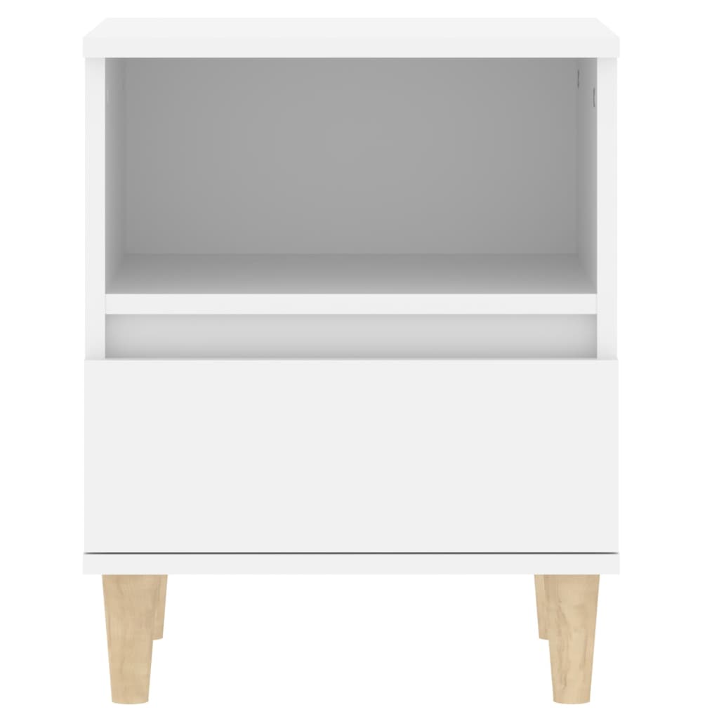 Nachtkastjes 2 St 40X35X50 Cm Wit