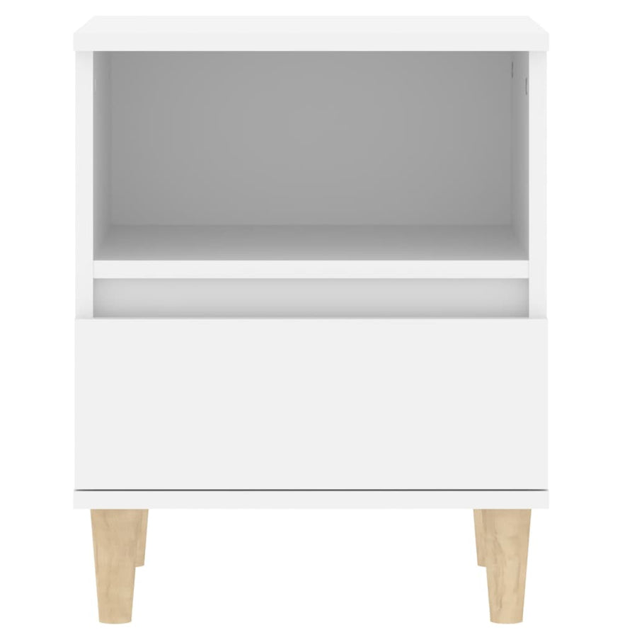 Nachtkastjes 2 St 40X35X50 Cm Wit