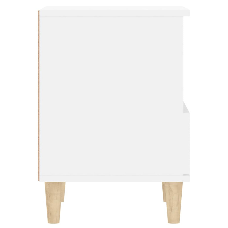 Nachtkastjes 2 St 40X35X50 Cm Wit