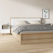 Bedside tables 2 pcs 40x35x50 cm white