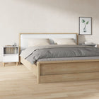 Bedside tables 2 pcs 40x35x50 cm high gloss white