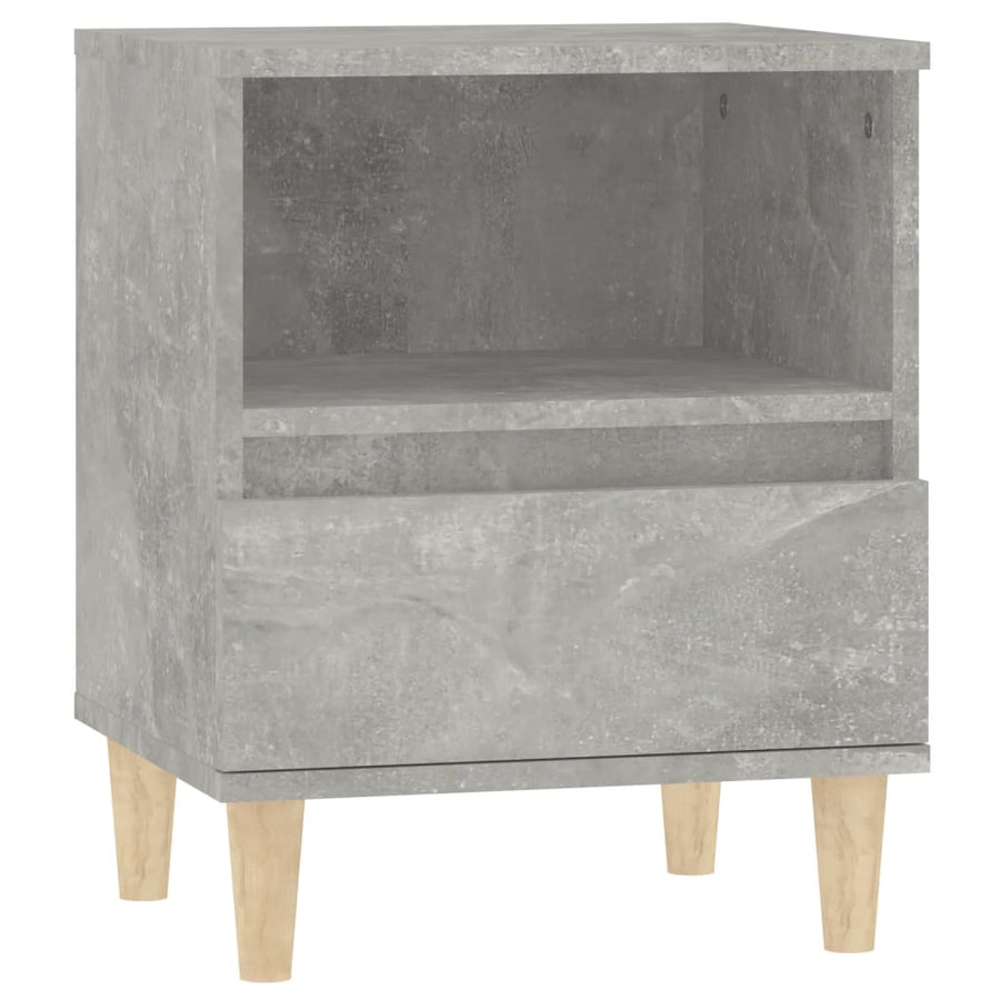 Nachtkastjes 2 St 40X35X50 Cm Betongrijs