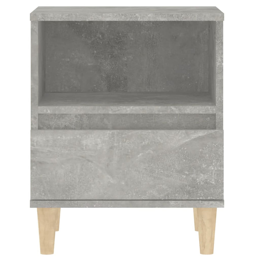 Nachtkastjes 2 St 40X35X50 Cm Betongrijs