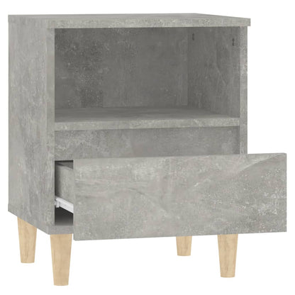 Nachtkastjes 2 St 40X35X50 Cm Betongrijs