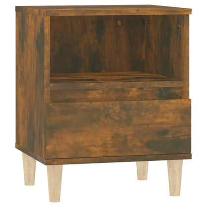 Nachtkastjes 2 St 40X35X50 Cm Gerookt Eikenkleurig