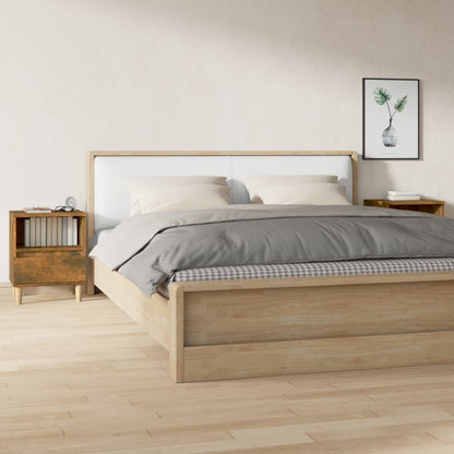Nachtkastjes 2 St 40X35X50 Cm Gerookt Eikenkleurig