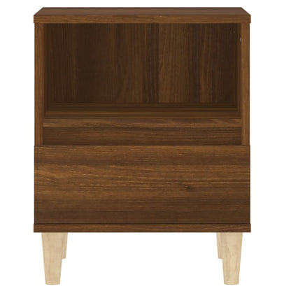 Nachtkastjes 2 St 40X35X50 Cm Bruin Eikenkleur