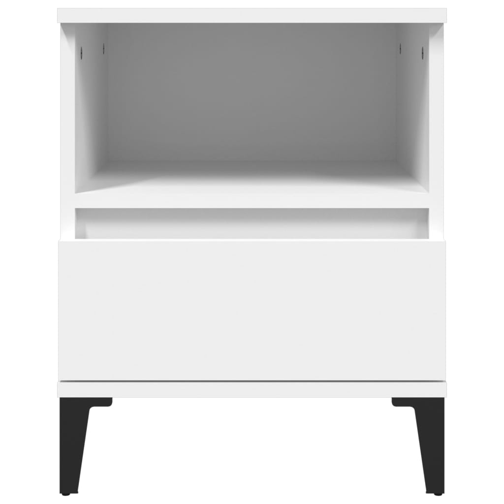 Nachtkastjes 2 St 40X35X50 Cm Wit