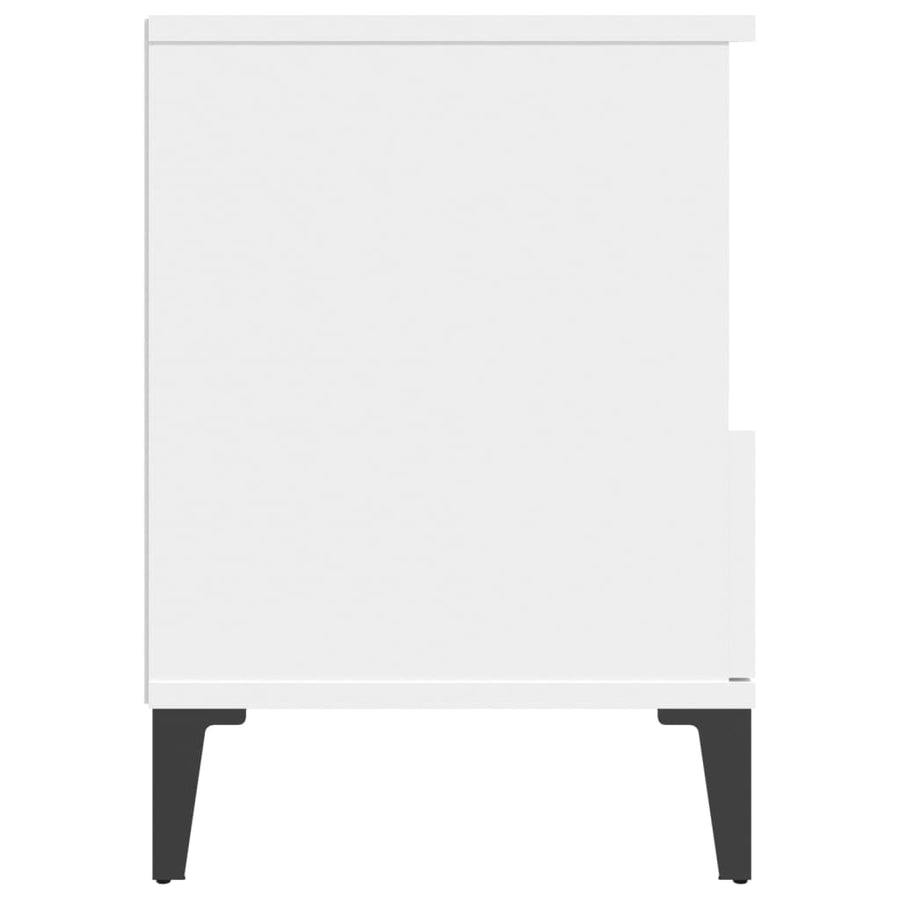 Nachtkastjes 2 St 40X35X50 Cm Wit