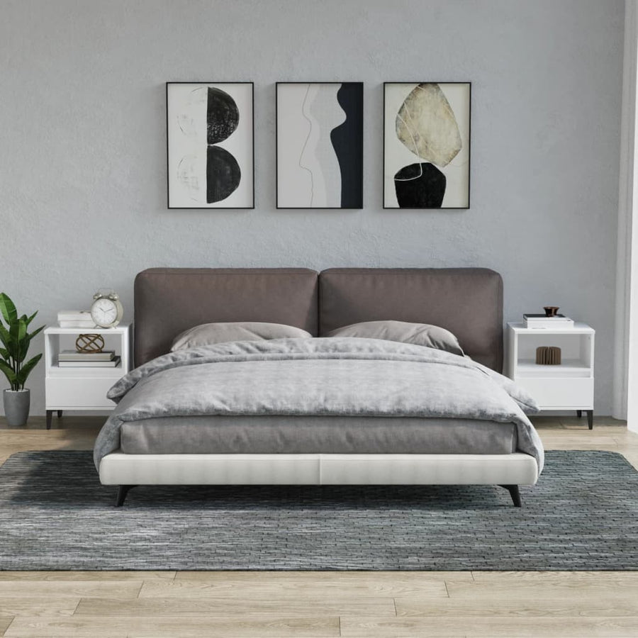 Nachtkastjes 2 St 40X35X50 Cm Wit