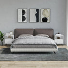 Bedside tables 2 pcs 40x35x50 cm high gloss white