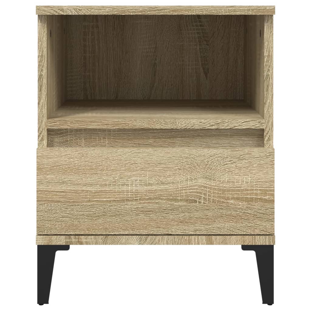 Nachtkastje 40X35X50 Cm Sonoma Eikenkleurig