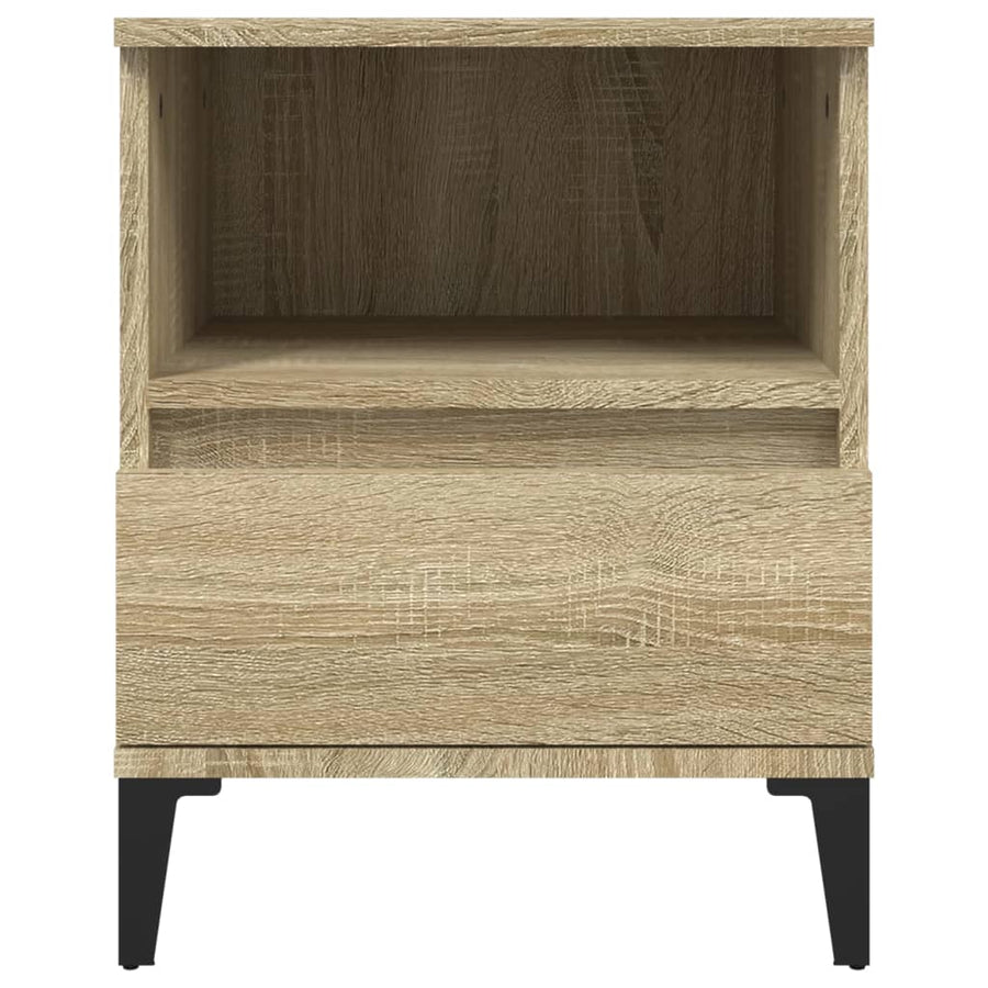 Nachtkastje 40X35X50 Cm Sonoma Eikenkleurig
