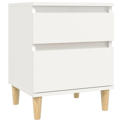 Nachtkastjes 2 St 40X35X50 Cm Wit