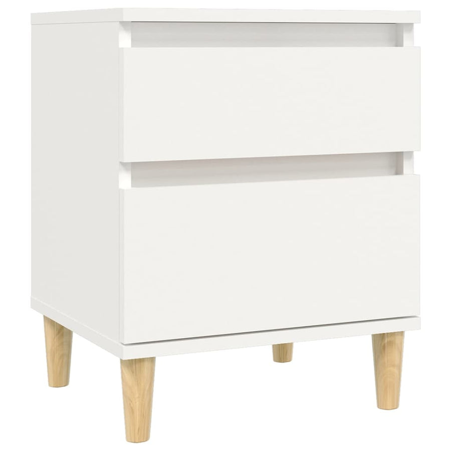 Nachtkastjes 2 St 40X35X50 Cm Wit
