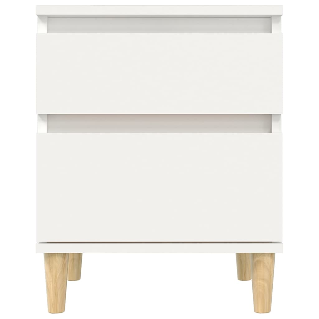 Nachtkastjes 2 St 40X35X50 Cm Wit