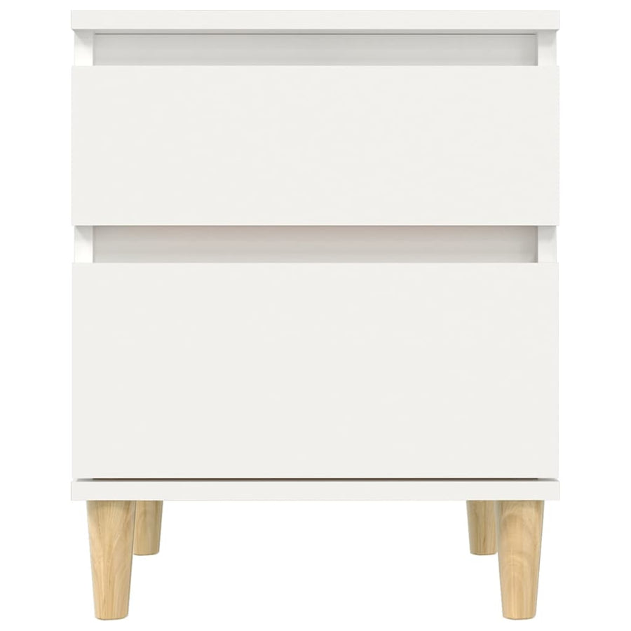 Nachtkastjes 2 St 40X35X50 Cm Wit