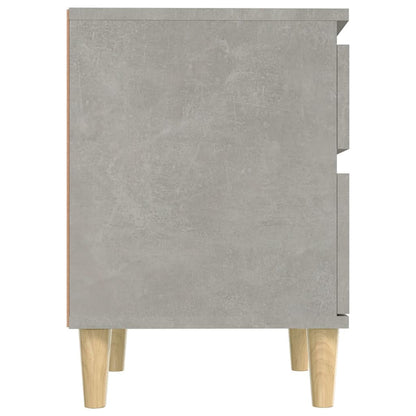 Nachtkastjes 2 St 40X35X50 Cm Betongrijs