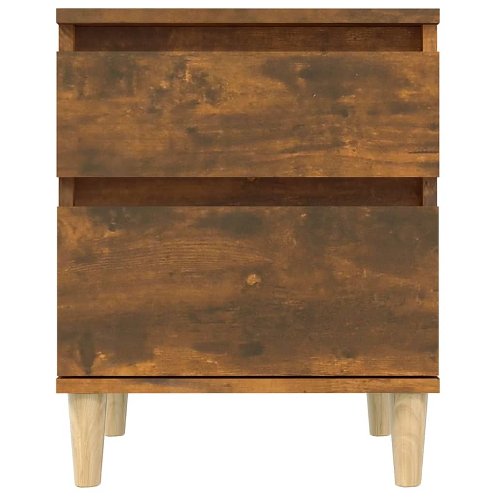 Nachtkastjes 2 St 40X35X50 Cm Gerookt Eikenkleurig