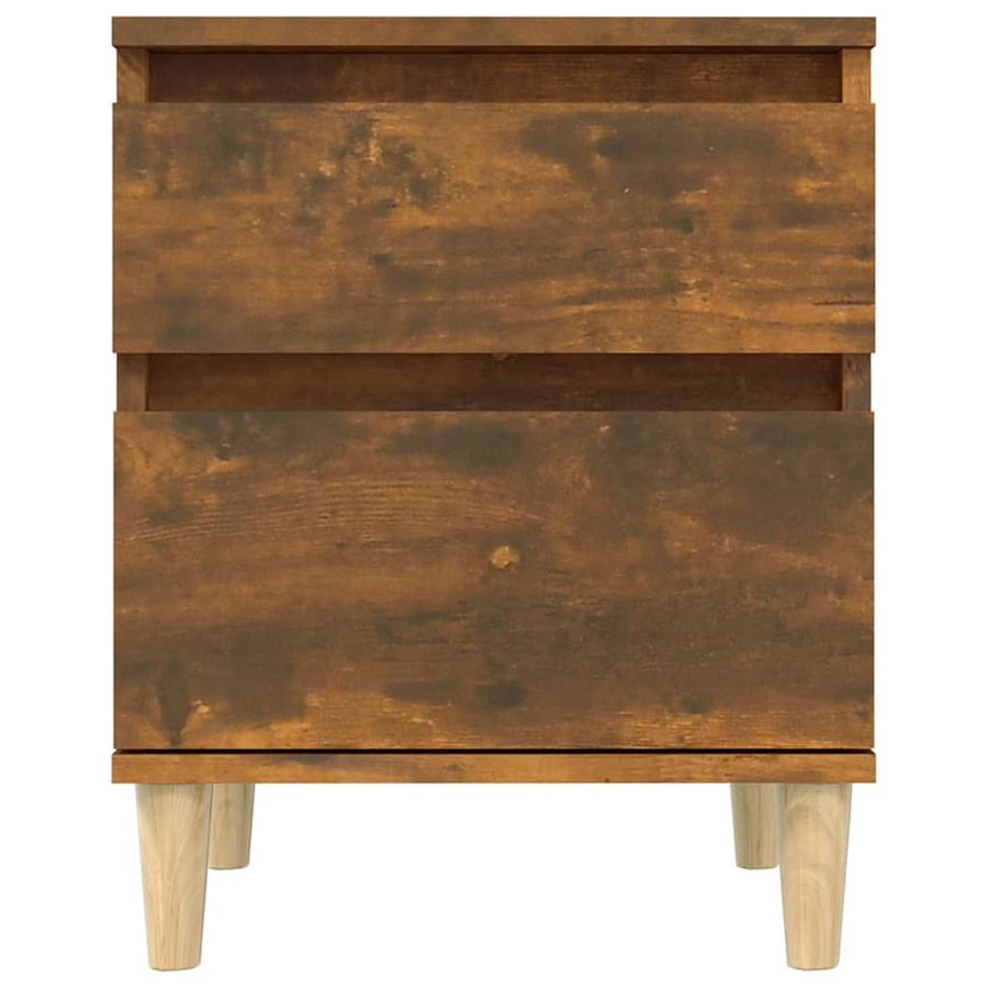 Nachtkastjes 2 St 40X35X50 Cm Gerookt Eikenkleurig
