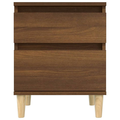 Nachtkastjes 2 St 40X35X50 Cm Bruin Eikenkleur