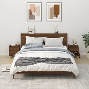 Bedside tables 2 pcs 40x35x50 cm brown oak-look