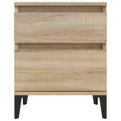 Nachtkastjes 2 St 40X35X50 Cm Sonoma Eikenkleurig